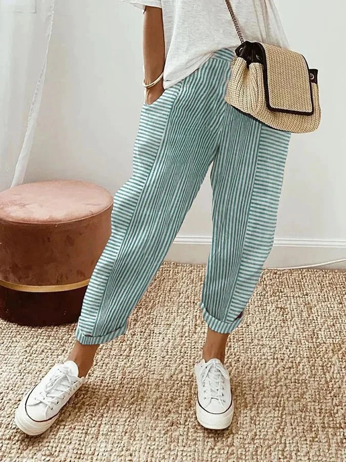 Claire | Striped Pants