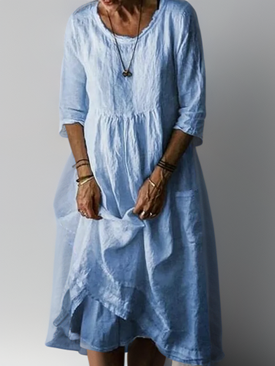 Astrid | Maxi dress with loose round neck