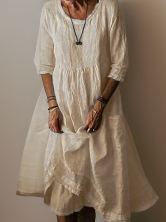 Astrid | Maxi dress with loose round neck