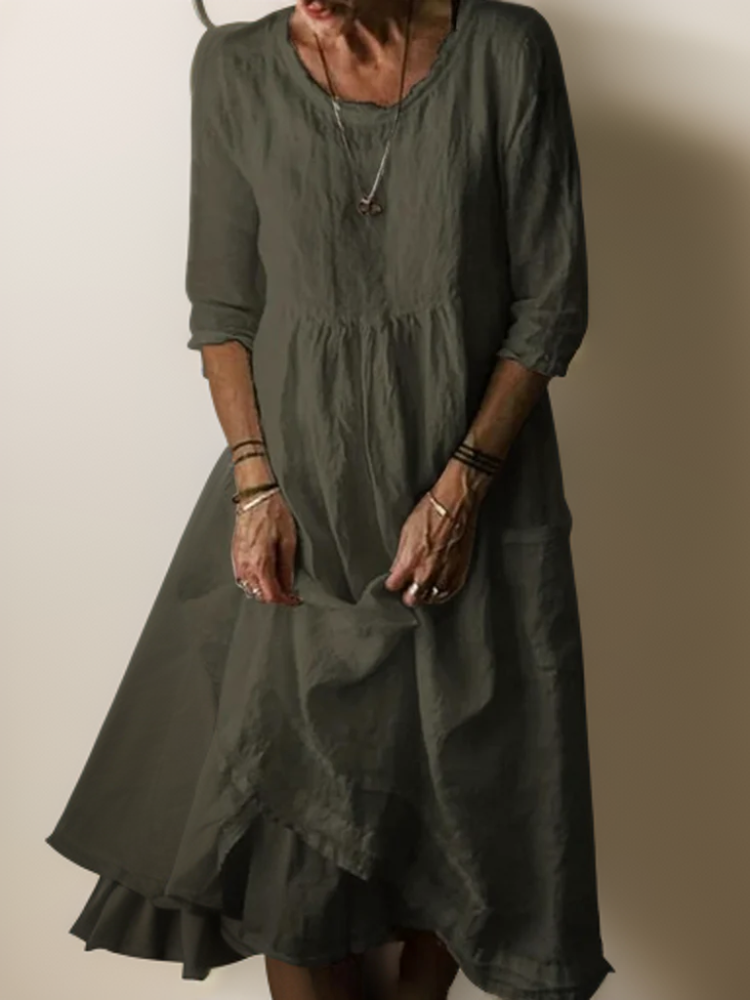 Astrid | Maxi dress with loose round neck