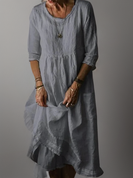 Astrid | Maxi dress with loose round neck