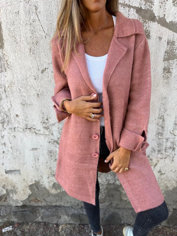 Emma -  Casual Coat with Buttons