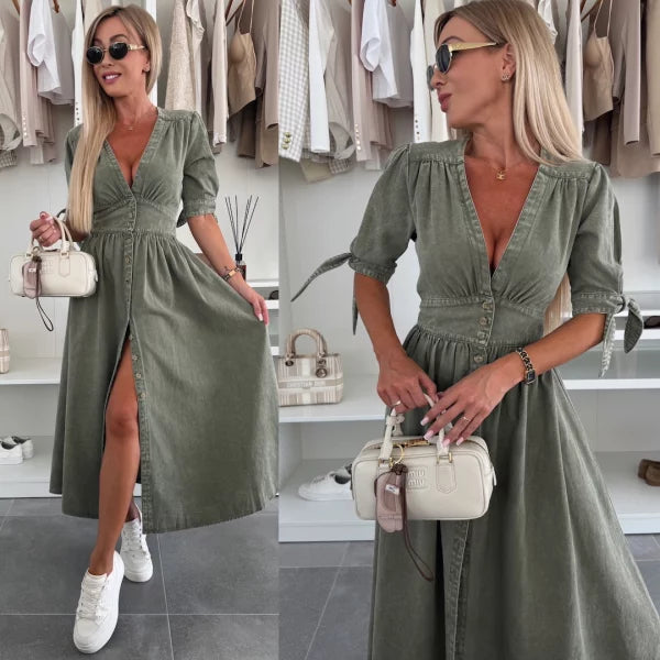 Evie | Stylish Denim Dress