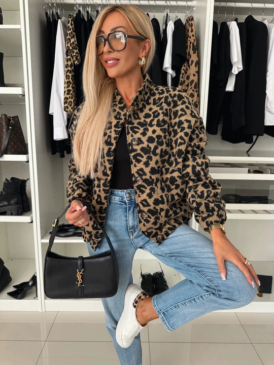 Leopard Print Jacket
